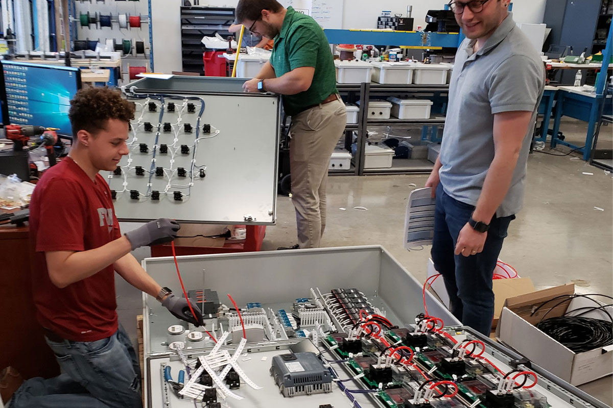 Controsl and automation panel shop