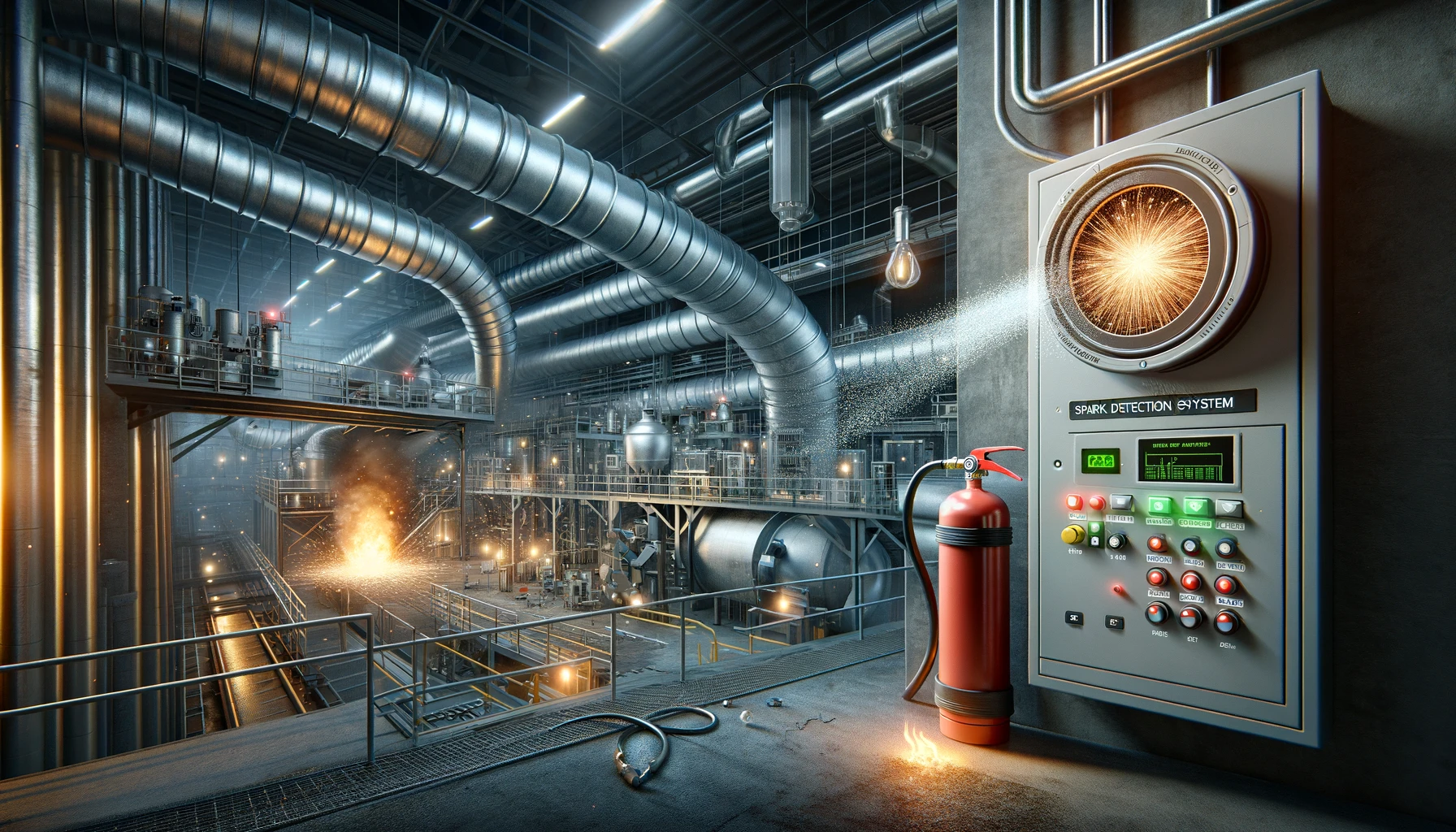 Featured image for “The essentials of Spark Detection systems in preventing industrial fires”